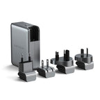 Cargador de viaje GaN USB-C 145W Space Gray