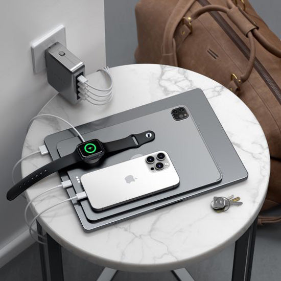 Cargador de viaje GaN USB-C 145W Space Gray