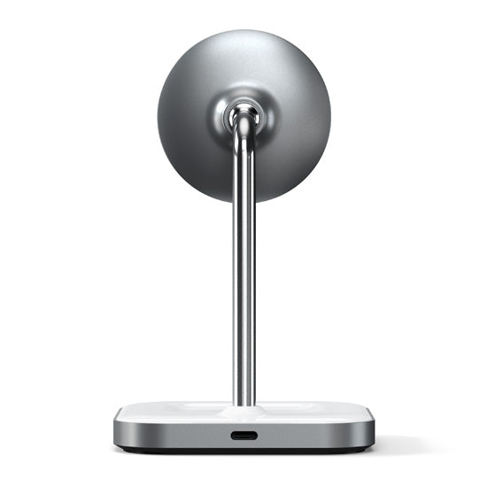 Soporte de carga inalámbrica 2 en 1 magnético Space Grey