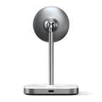 Soporte de carga inalámbrica 2 en 1 magnético Space Grey