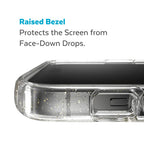 Presidio Perfect-Clear iPhone 14 Pro Gold Glitter