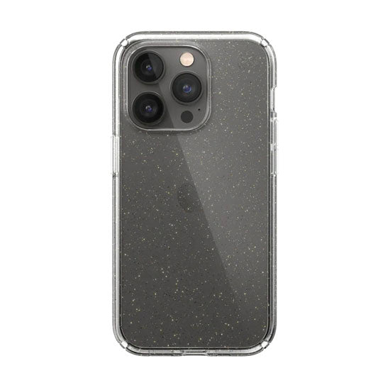 Presidio Perfect-Clear iPhone 14 Pro Gold Glitter
