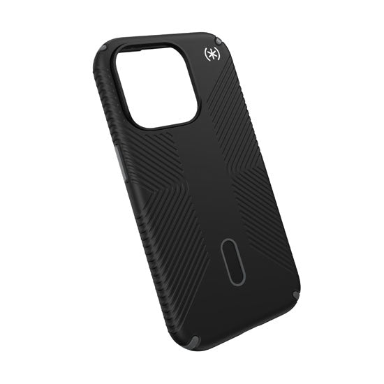 Presidio2 Grip Click-Lock iPhone 15 Pro Negro/Gris