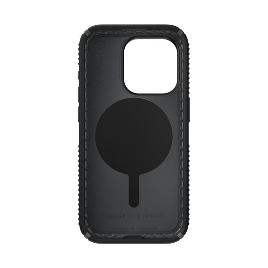 Presidio2 Grip Click-Lock iPhone 15 Pro Negro/Gris