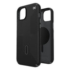 Presidio2 Grip Click-Lock iPhone 15 Plus/14 Plus Negro/Gris