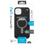 Presidio2 Grip Click-Lock iPhone 15 Plus/14 Plus Negro/Gris