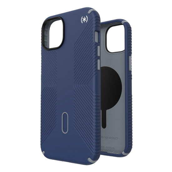 Presidio2 Grip Click-Lock iPhone 15 Plus/14 Plus Azul/Gris