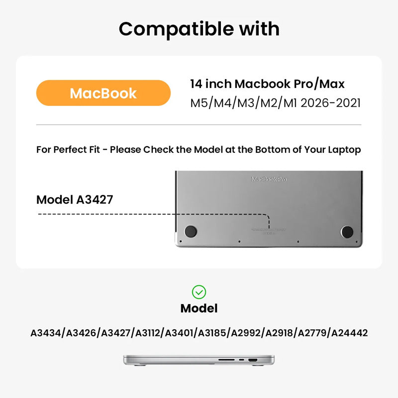 Funda Defender-A13 MacBook Pro 14" Gris Oscuro