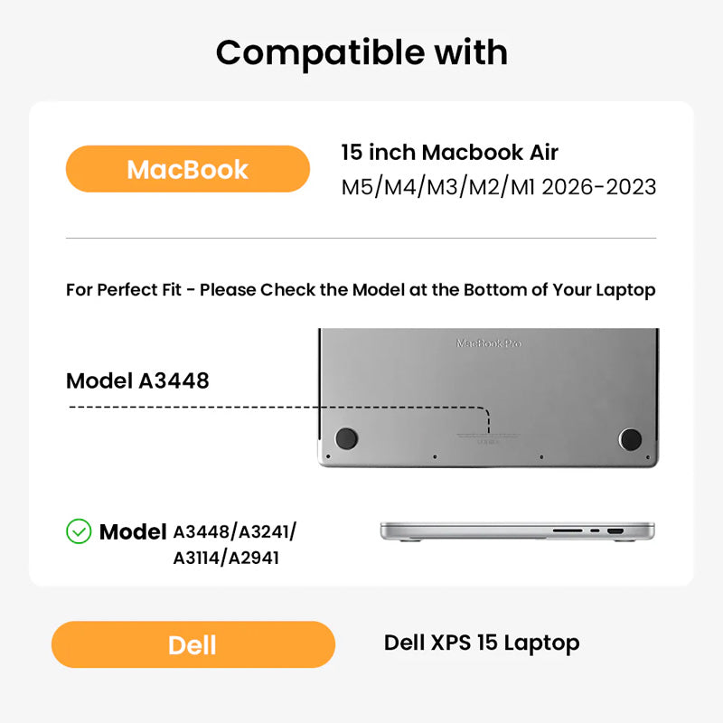 Funda Defender-A13 para MacBook Air 15" Verde