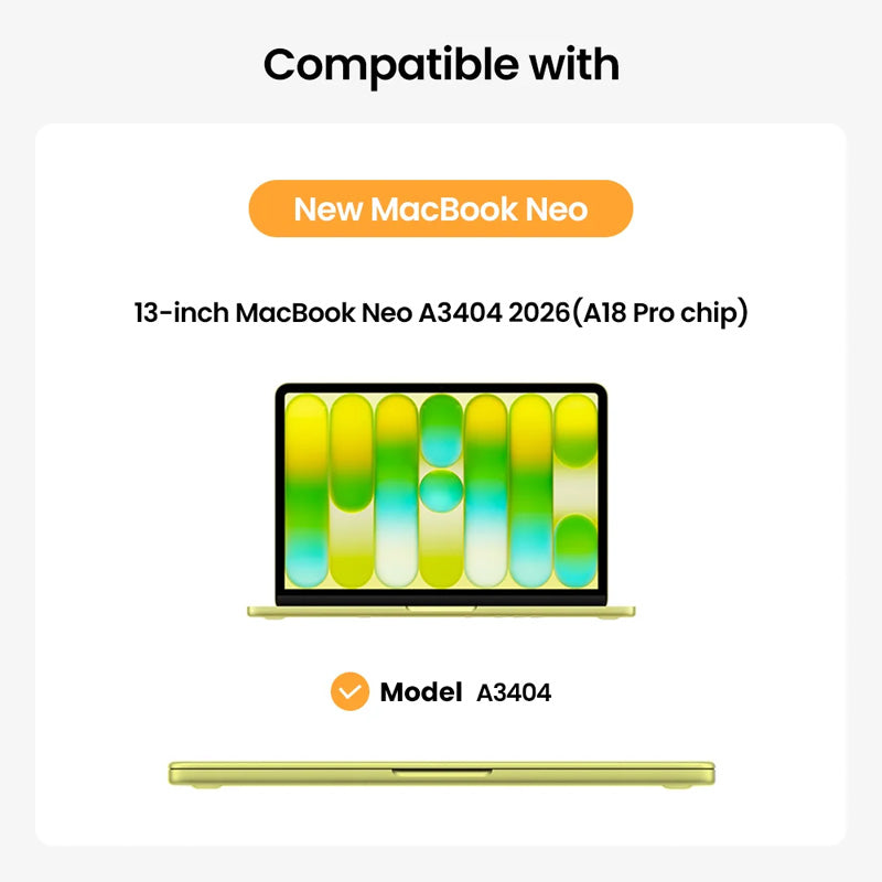Funda Light-A18 para MacBook Neo de 13" Azul Claro