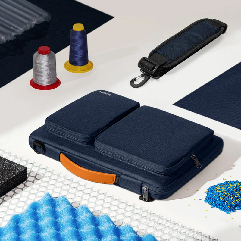 Bolso bandolera Defender-A42 para portátil de 15,6-16,2" Azul Marino