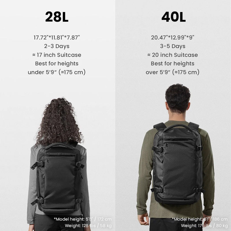 Mochila de viaje Navigator-T66 Liteway 40L Negra