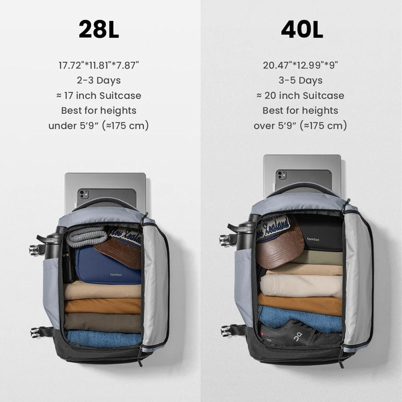 Mochila de viaje Navigator-T66 Liteway 20L Gris