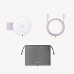 Butterfly SE 2 en 1 Qi2 MagSafe Cargador Iridiscente