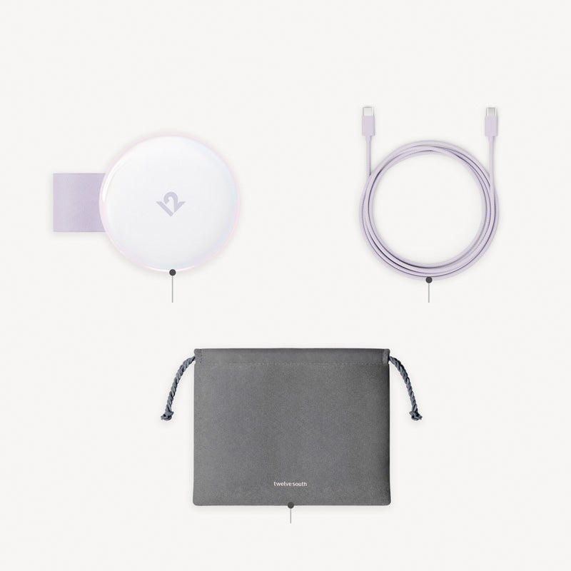 Butterfly SE 2 en 1 Qi2 MagSafe Cargador Iridiscente