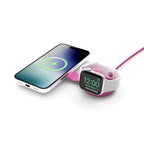 Cargador Butterfly SE 2 en 1 Qi2 MagSafe Translucend Fucsia