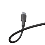 Cable CableStay USB-C (1,5 m) con base lastrada Slate