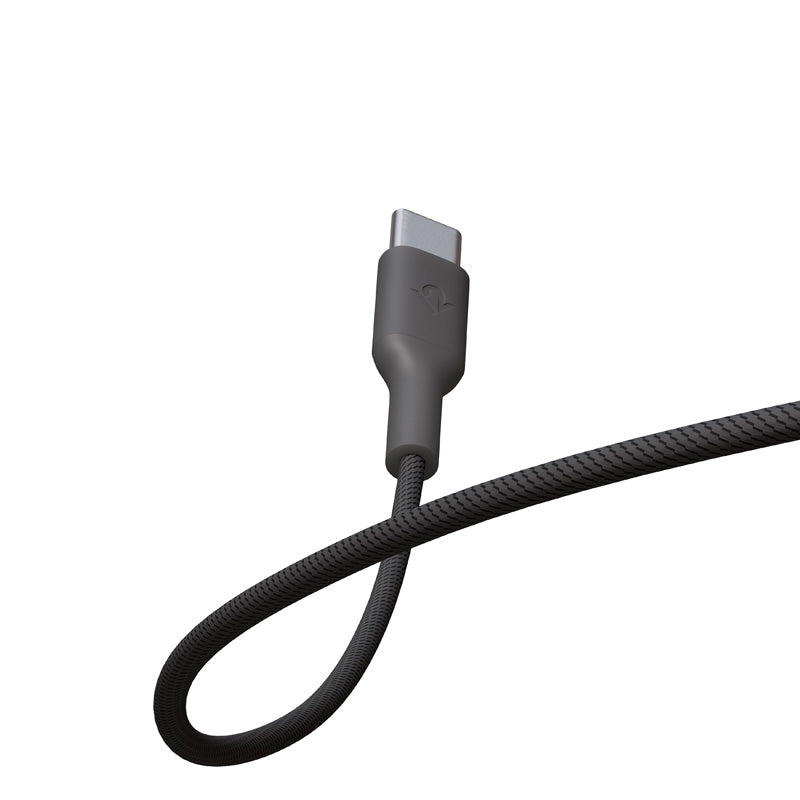 Cable CableStay USB-C (1,5 m) con base lastrada Slate