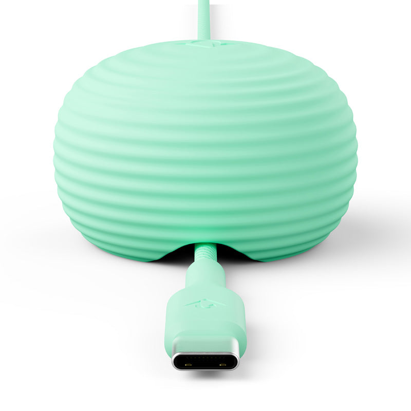 Cable CableStay USB-C (1,5 m) con base lastrada Menta