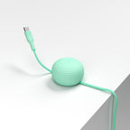 Cable CableStay USB-C (1,5 m) con base lastrada Menta