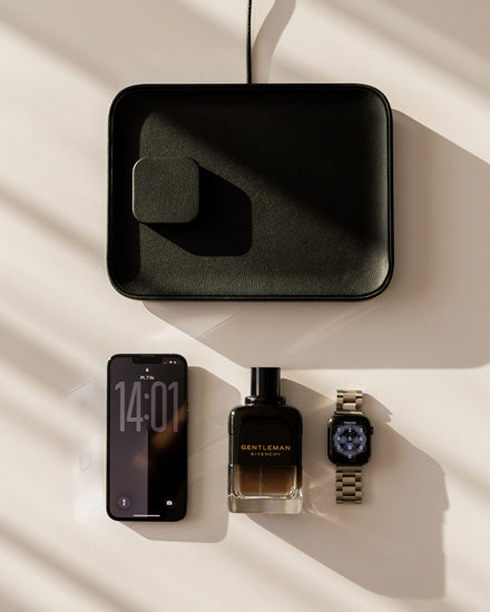 Valet Large 25W Base Negra / Marco Negro