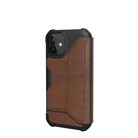 Metropolis iPhone 12 Mini Piel Marrón
