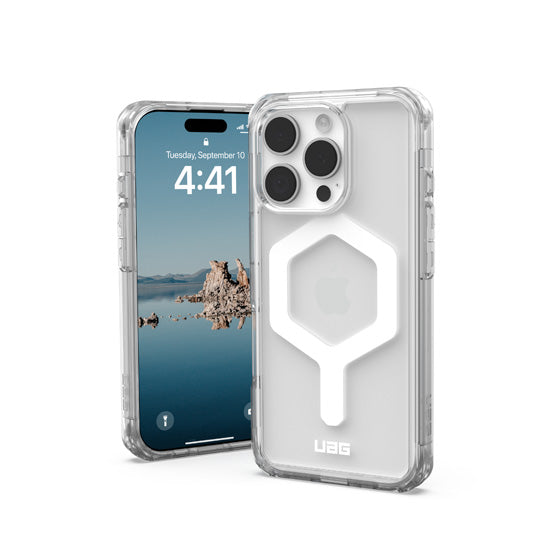 Funda Plyo MagSafe iPhone 16 Pro Ice/Blanco