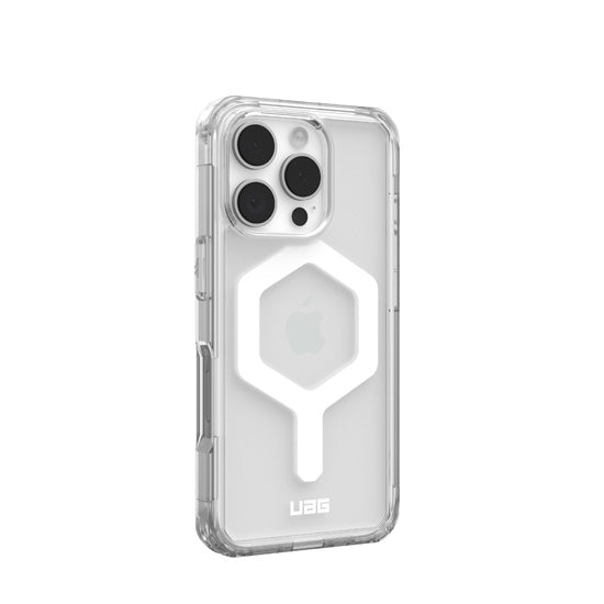Funda Plyo MagSafe iPhone 16 Pro Ice/Blanco