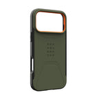Civilian MagSafe Verde Oliva/Naranja iPhone 17 Pro Max