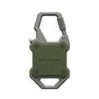 Funda Monarch para AirTag Olive Drab/Plata