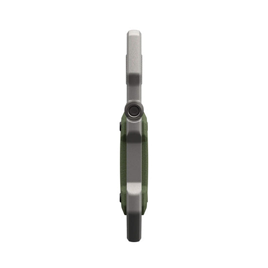 Funda Monarch para AirTag Olive Drab/Plata