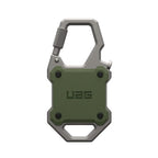 Funda Monarch para AirTag Olive Drab/Plata