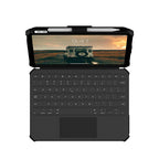 Funda con teclado USB-C y trackpad para iPad 11 y 10.9 (2025/2022, 11.ª/10.ª generación) AZERTY Negro