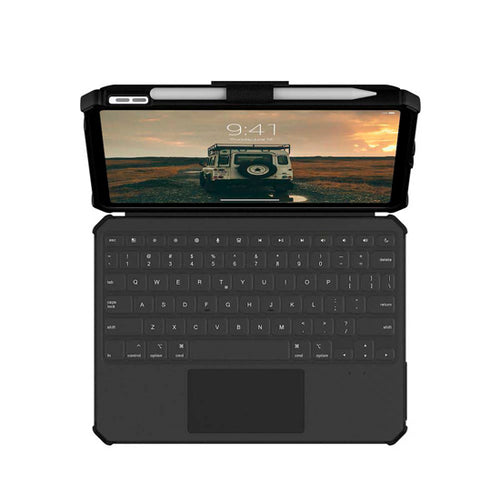 Funda con teclado USB-C y trackpad para iPad 11 y 10.9 (2025/2022, 11.ª/10.ª generación) AZERTY Negro