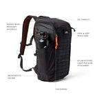 Mochila Civilian 20L Negro/Naranja