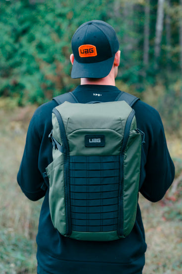 Mochila Civilian 20L Verde Oliva/Naranja