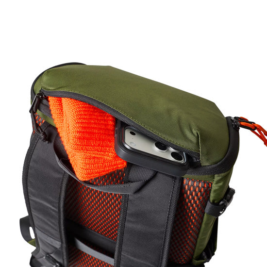 Mochila Civilian 20L Verde Oliva/Naranja