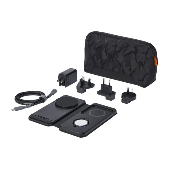 Cargador de viaje/oficina 3 en 1 + funda