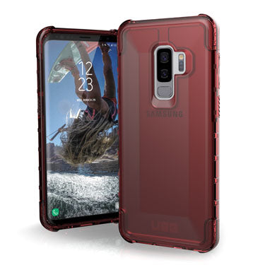 Plyo Galaxy S9+ Rojo Transparente