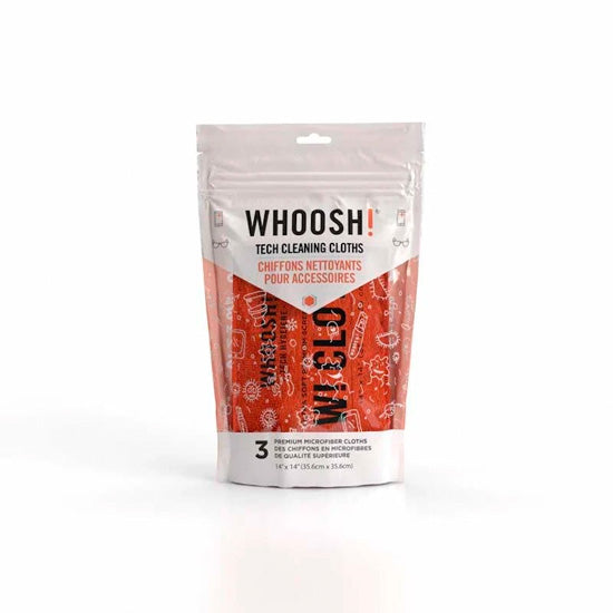 Paños de limpieza de tecnología Whoosh XL (paquete de 3)
