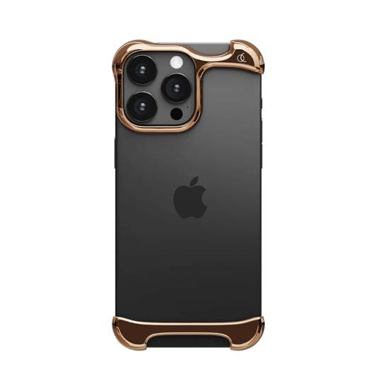 Arc Pulse Aluminum iPhone 16 Pro Polished Rose Bronze - ARC