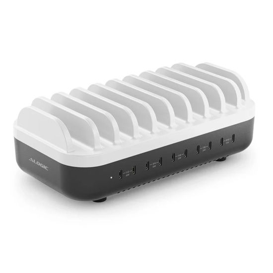 Estación de carga Powerfin de escritorio 10 puertos USB-C 100W - A-LOGIC