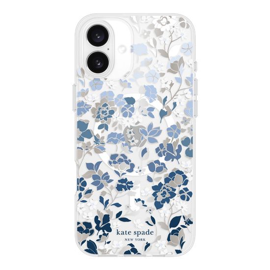 Kate Spade Flowerbed Blue Magsafe iPhone 16 Plus - Case Mate