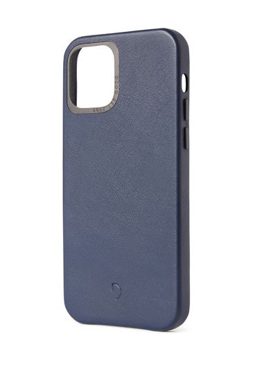 Leather Case iPhone 12 Mini Blue - Decoded