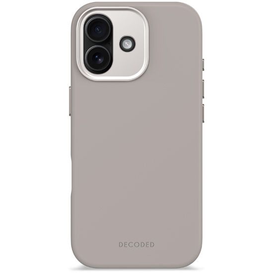 Funda Antimicrobiana de Silicona MagSafe iPhone 17 Soft Taupe - Decoded