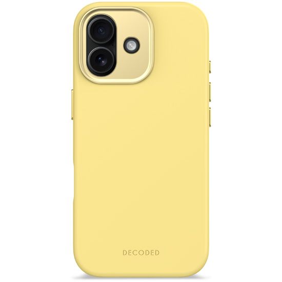 Funda Antimicrobiana de Silicona MagSafe iPhone 17 Yuma Yellow - Decoded