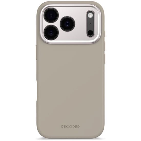 Funda Antimicrobiana de Silicona MagSafe iPhone 17 Pro Soft Taupe - Decoded