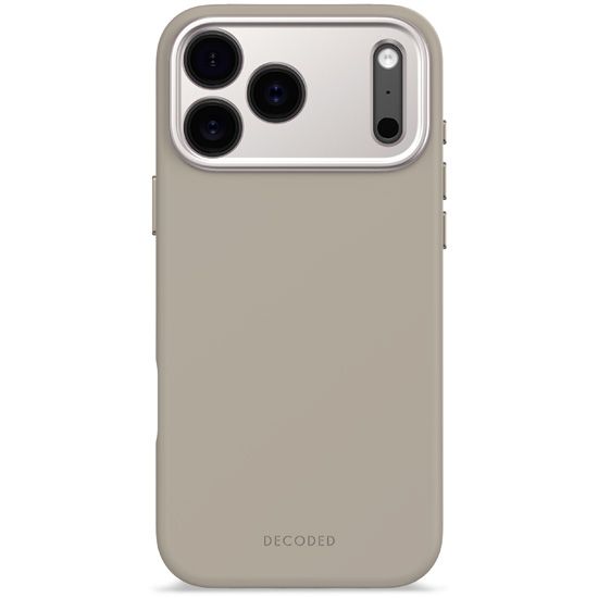 Funda Antimicrobiana de Silicona MagSafe iPhone 17 Pro Max Soft Taupe - Decoded