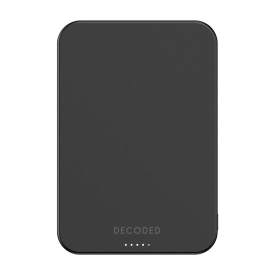 Ultra Slim Mag Wireless Powerbank 5000mAh Black - Decoded