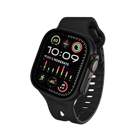 Pulsera de silicona Ares Loop 44/45/46/49mm Negra - Decoded